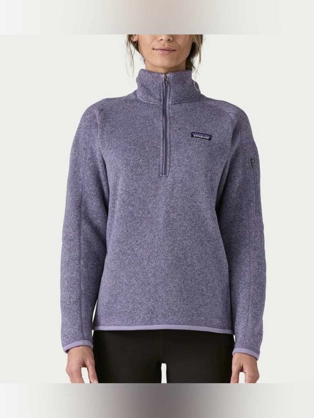 Patagonia Better Sweater Blue 1/4 Zip Pullover Fleece Women XS Outdoor Classic